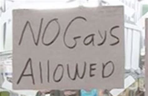 No Gays Allowed Tennessee Store Owner Puts Sign Back Up After Scotus Ruling Syracuse Com