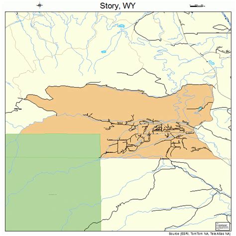 Story Wyoming Street Map 5673615