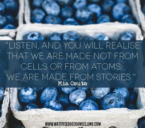 “listen And You Will Realise That We Are Made Not From Cells Or From