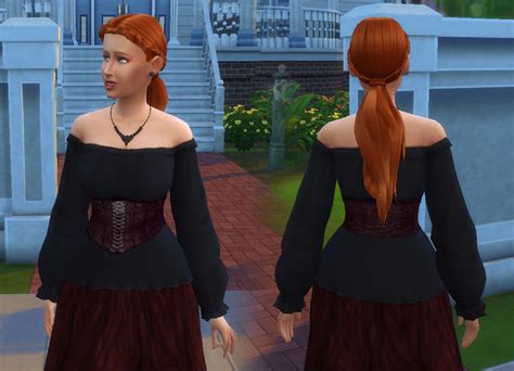 My Sims 4 Blog Medieval Corset Top In 10 Colors For Females By Kiara24
