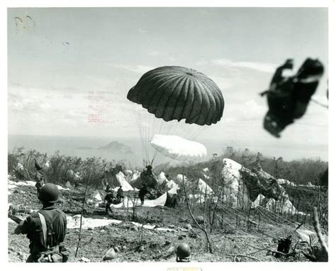 Parachutists Of The 503rd Parachute Regiment Landing On B Field February 1945 Paradata