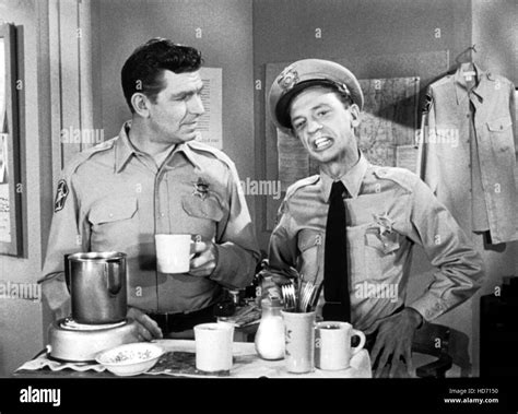 The Andy Griffith Show Andy Griffith Don Knotts 1960 68 Stock Photo