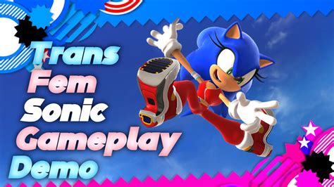 Sonic Generations Trans Fem Sonic Mod Gameplay Demo Release Youtube