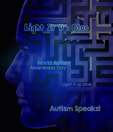 Light It Up Blue World Autism Awareness Day Visit My Website At
