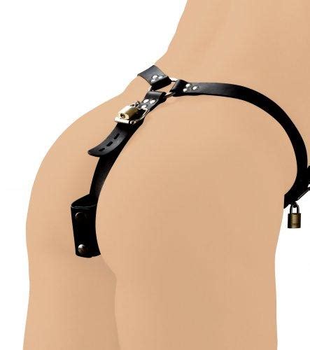 Strict Leather Locking Male Anal Plug Harness On Literotica