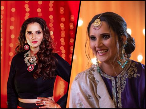 Sania Mirzas Traditional Look At Her Sister Anam Mirzas Wedding