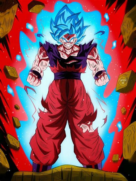 Goku Ssj Blue Kaioken In 2021 Dragon Ball Super Manga Anime Dragon