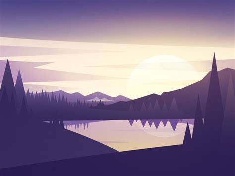 scenery | Landscape illustration, Cool landscapes, Digital illustration