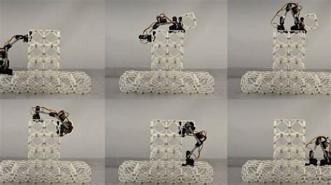Robots Assemble Large Structures From Little Pieces Tech Briefs