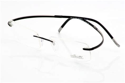 silhouette eyeglasses spx art chassis 7690 6061 forever black optical frame