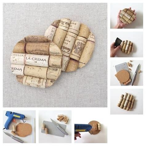 25 Things You Can Diy With Corks Wine Cork Coasters
