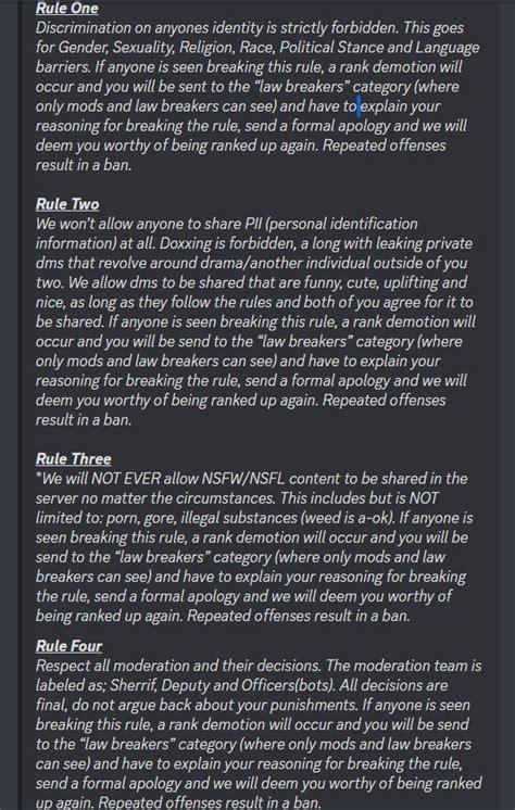 Server Rules In 2023 Discord Rules Ideas Discord Discord Server