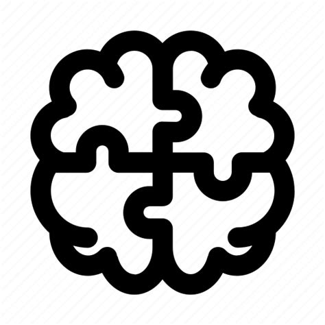 Puzzle Brain Mind Think Intelligence Icon Download On Iconfinder