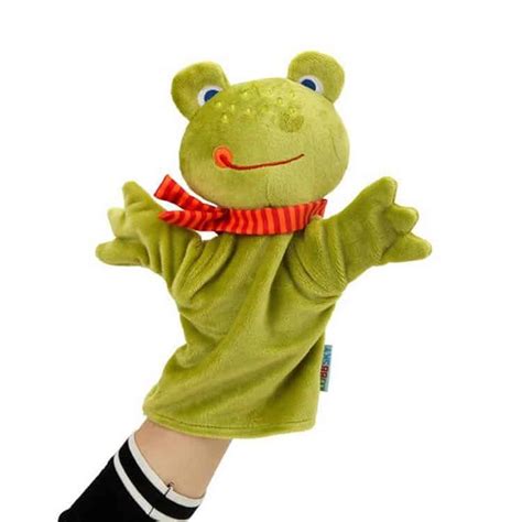 Hand Puppet Frog Soft Cloth Toys For Infants And Toddlers