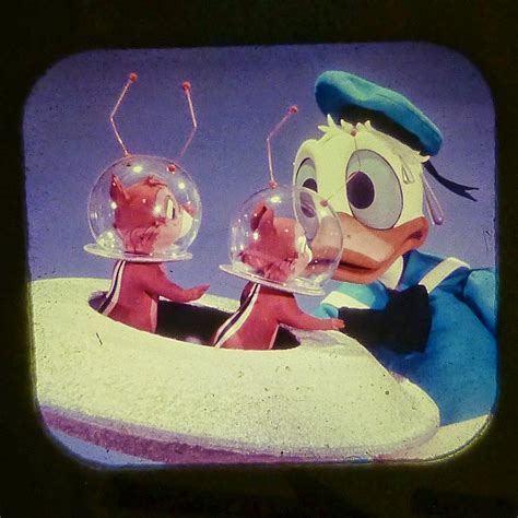 Donald Duck In Flying Saucer Pilots View Master Scans 6 View Master