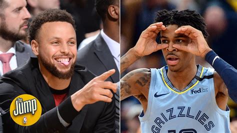 Ja Morant And Steph Curry Got Into An Online Battle Over Andre Iguodala The Jump Youtube