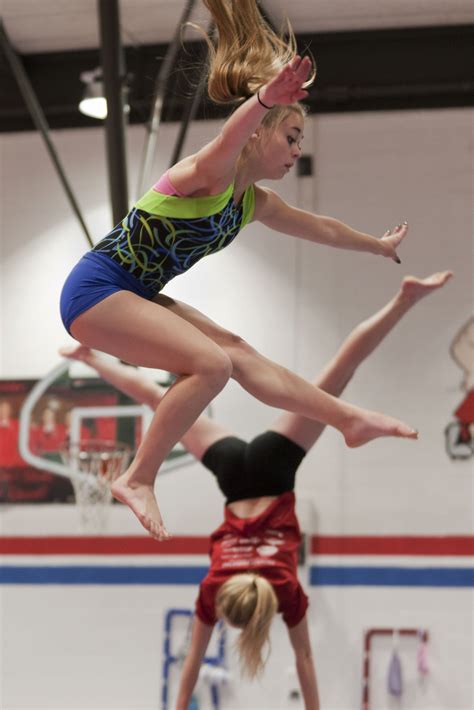 Getting Back Into The Swing Of Things At Gymnastics Practice Photos
