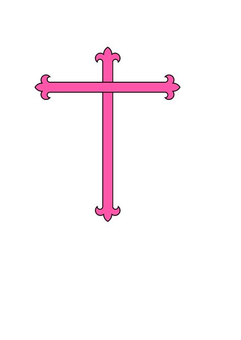 Pink Cross Clip Art At Vector Clip Art Online Royalty Free