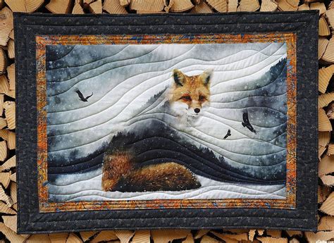 This Lovely Fox Quilt Was Created By Our Customer Fabienne With A