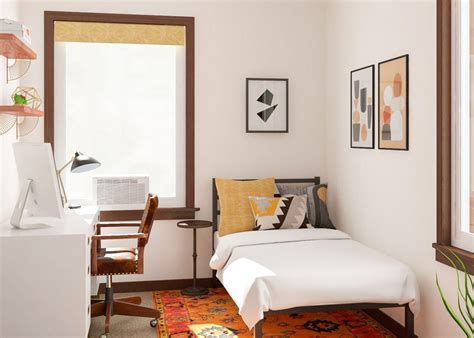 Looking for ideas to create a stylish yet functional guest bedroom at home. Simple Office-Meets-Guest Room Decorating Ideas - Modsy Blog
