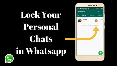 How To Set Personal Chat Lock For Whatsapp Official No Root Youtube
