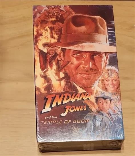 INDIANA JONES AND The Temple Of Doom VHS Harrison Ford Factory