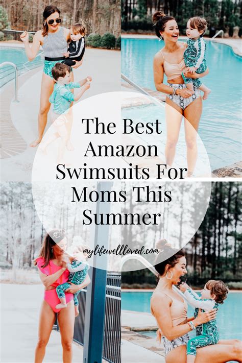 Top Best Swimsuits For Moms On Amazon Mom Swimsuit Best Swimsuits For Moms Best Swimsuits
