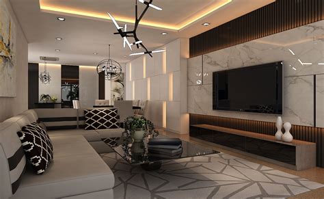 Living Dining Hall Interior Design Ver 1 3d Model Max Bip 