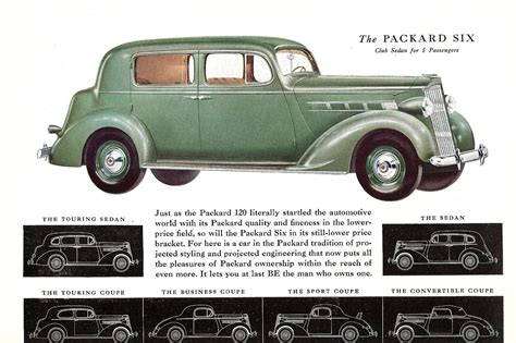 1937 Packard Packard Car Brochure Sedan