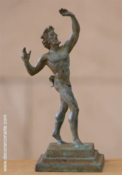 Figura De Fauno De Pompeya En Bronce 11 Cm Venta De Figuras De Bronce Lion Sculpture