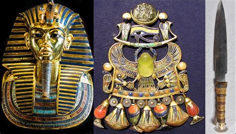 king tut s cosmic scarab brooch and dagger linked to meteorite s crash 28 million years ago