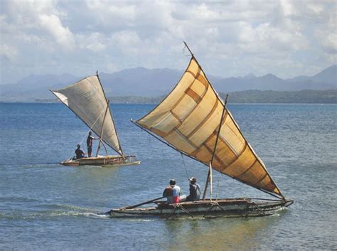 Traditional Sailing Canoes In The Lau Islands Of Fiji Fiji Shores And
