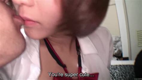 Subtitled Uncensored Japanese Schoolgirl Pov Blowjob And
