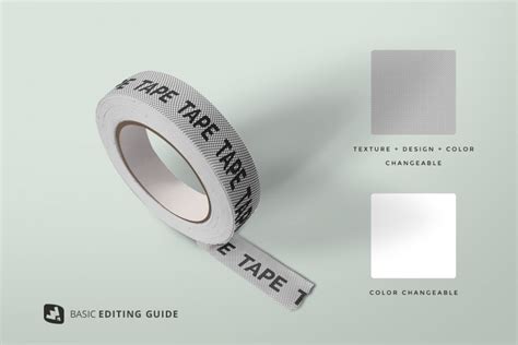 Download Themed Washi Tape Roll Mockup | Designertale