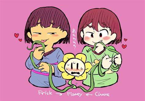 Undertale Flowey Chara Frisk Funny Pictures And Best Jokes