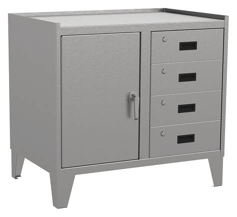 Jamco Industrial Storage Cabinet Gray 34 In H X 36 In W X 24 In D