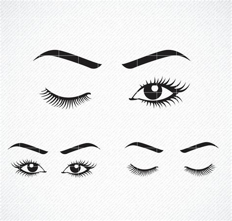 Winking Svg Eyelashes Svg Wink Svg Smiley Face Svg Eye Svg Etsy In