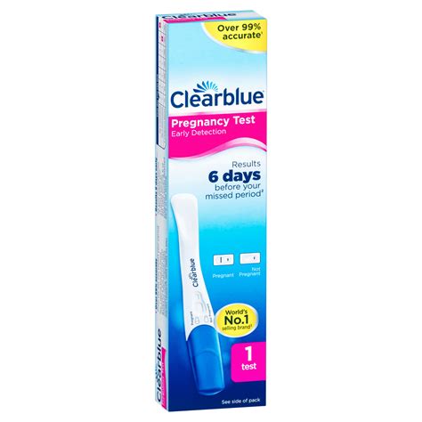 Clearblue Early Detection Pregnancy Test 1 Pack