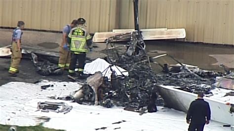 One Dead After Plane Crashes Catches Fire At Houston Airport Nbc News