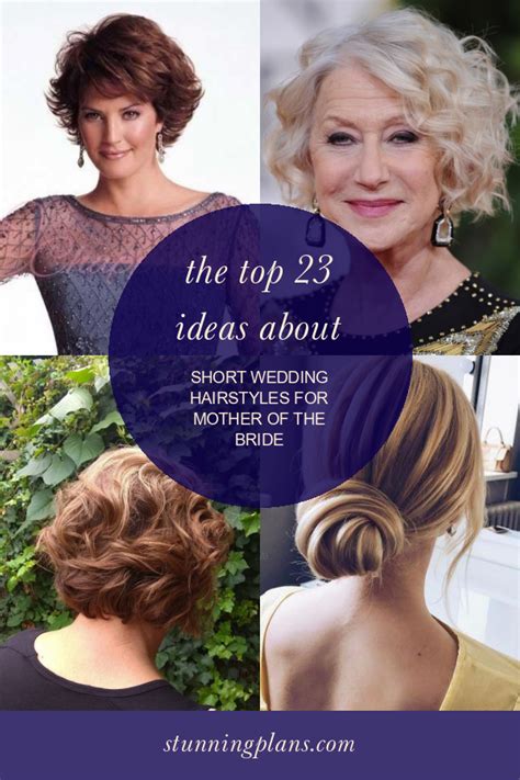The Top 23 Ideas About Short Wedding Hairstyles For Mother Of The Bride