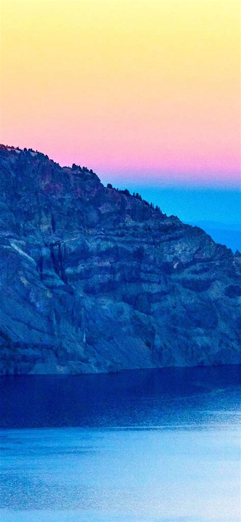 Iphone X Wallpaper Mountains Lake Sunset Hd Sunset Iphone Wallpaper
