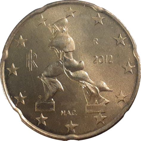 20 Euro Cents 2nd Map Italia Numista