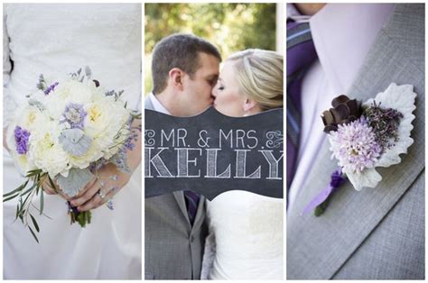 Purple And Gray Diy Wedding Peterson Design And Photography Diy