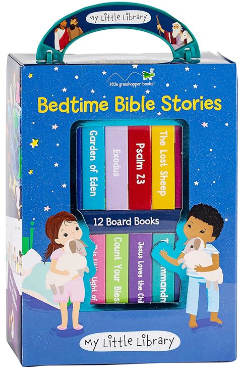My Little Library Bedtime Bible Stories 12 Board Books Little