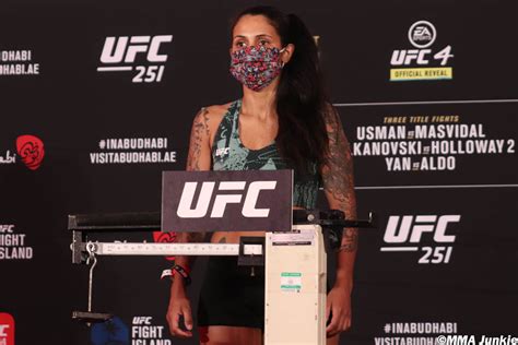 Vanessa Melo Ufc 251 Official Weigh Ins Mma Junkie