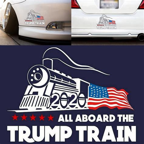 10pcs Donald Trump For President 2020 Bumper Car Stickers Keep Make