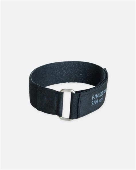 Nasa Velcro Strap Black Nylon Black Velcro Watch Band