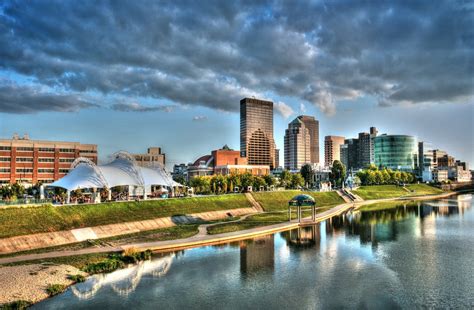 Downtown Dayton From The River Anyone Know The Photographer Rdayton