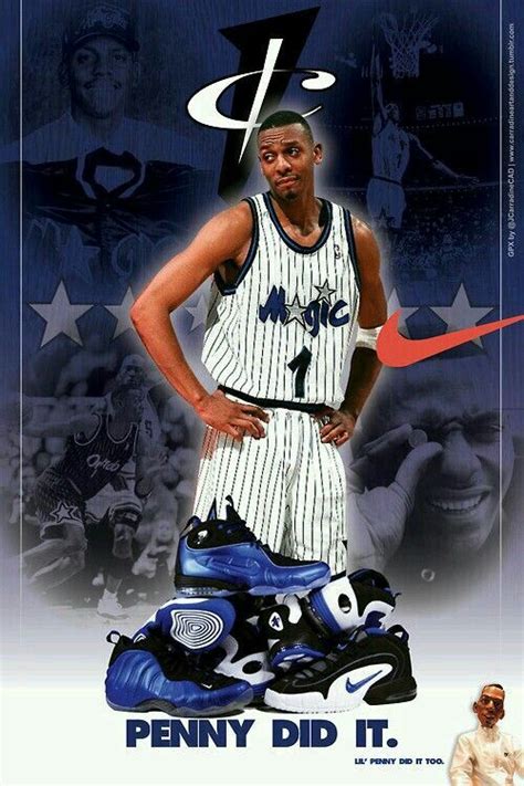 Pin By Aandw365 1and2 Flavs On Sports Icons Penny Hardaway Sports Nba