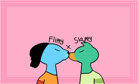 Flippy X Slappy Kisses By Dorkalicious Mouse On Deviantart